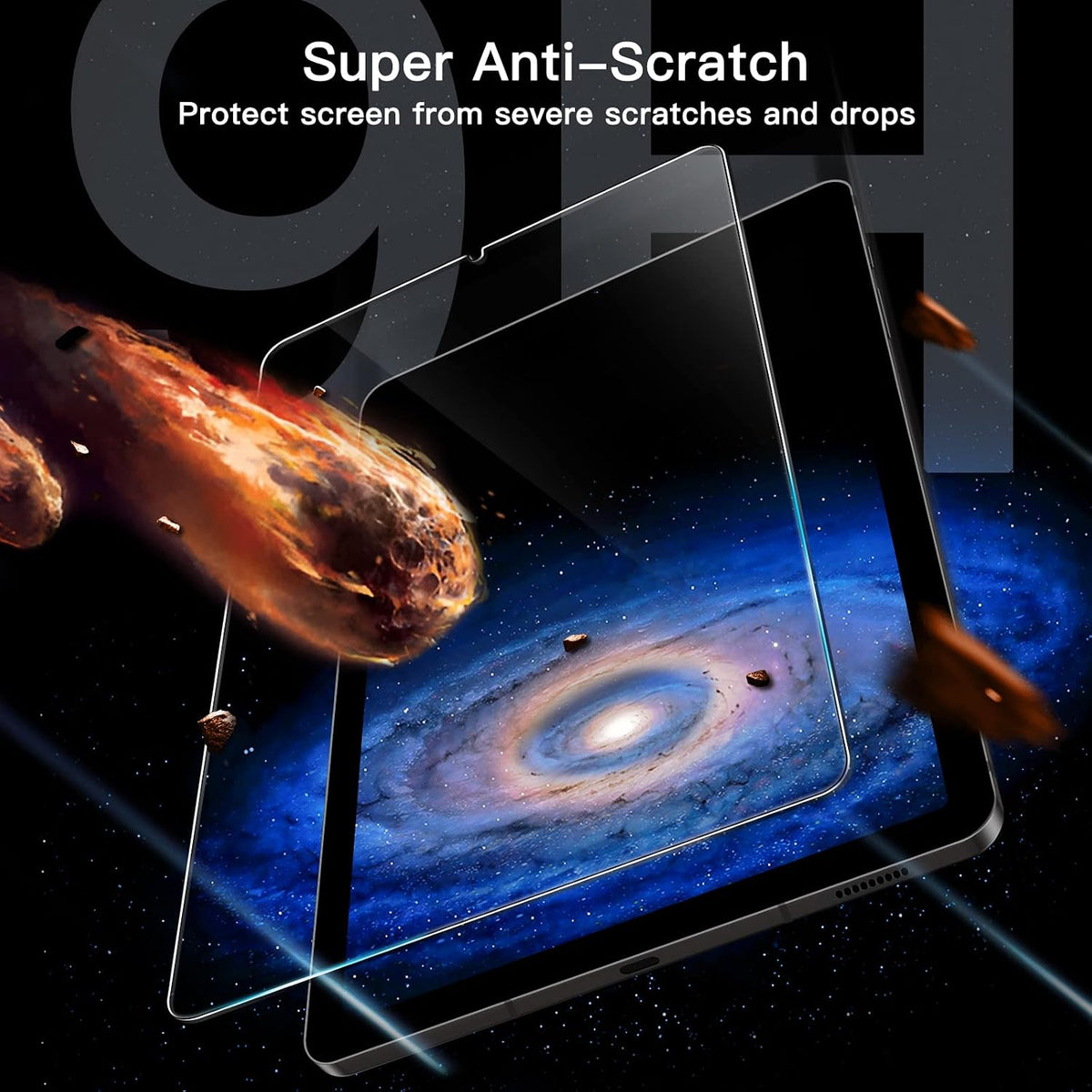 JETech Screen Protector for Samsung Galaxy Tab S6 Lite 10.4", 2-Pack