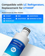 Waterdrop ADQ747935 Refrigerator Water Filter and Air Filter, 3 Combo