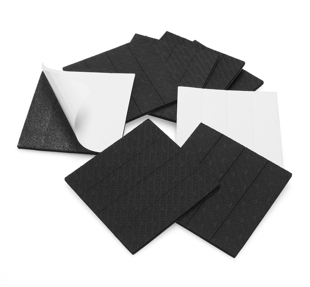 Slipstick GorillaPads Non Slip Furniture Pads/Gripper Floor Protectors (Set of 4) 3 Inch Square Self Adhesive Rubber Stoppers for Furniture Legs, CB155
