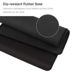 Gaming Mouse Mat/Large Mouse Pad 900 x 400 x 3mm / XXL mouse pad/large size | improved precision and speed | rubber base for stable grip on smooth surfaces | non-slip (90x40 Black)