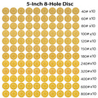 165 PCS 5 Inch Sanding Discs Random Orbital Sander Sandpaper
