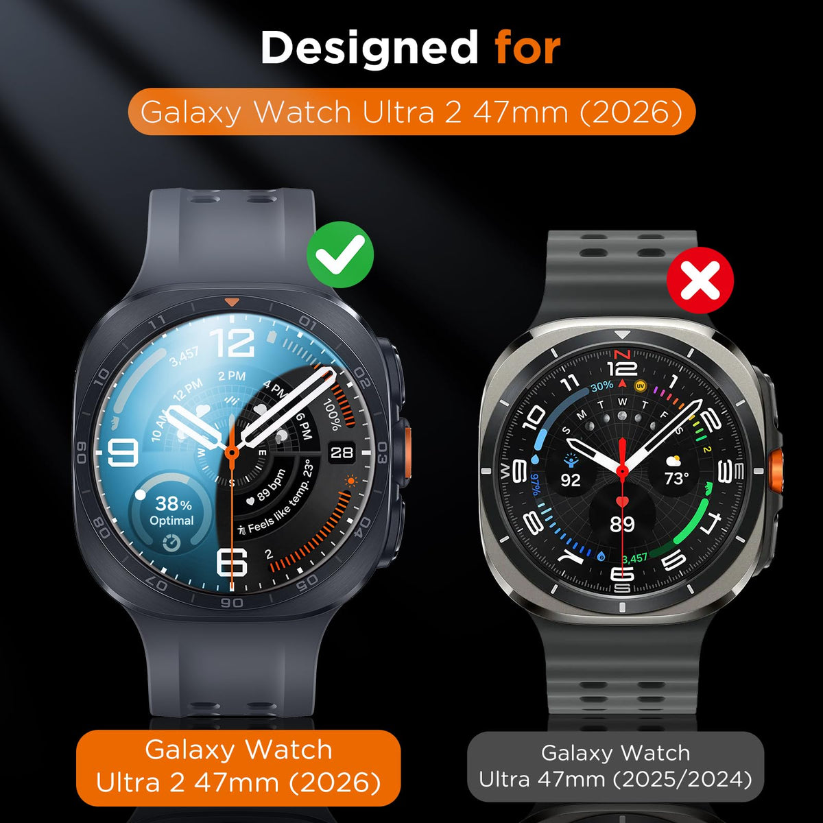 LK 6 Pack Screen Protector for Apple Watch Series 9 8 7 41mm/Series SE 6 5 4 40mm, Screen Protector Compatible for Apple Watch 40/41mm, High Definition, Bubble Free, Clear Flexible TPU Film