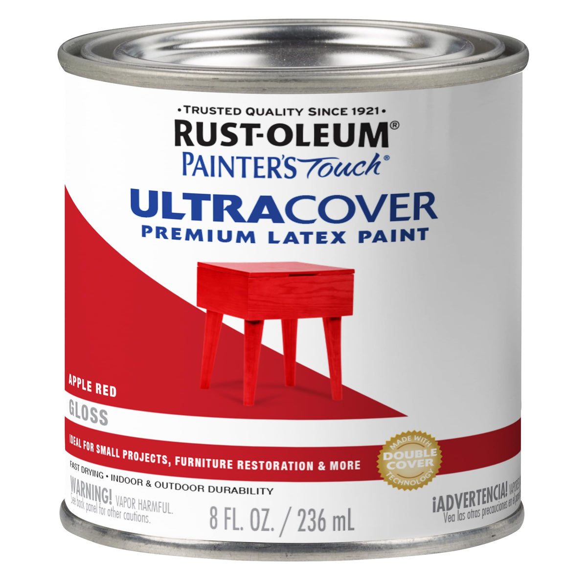 Rust-Oleum Painter's Touch Latex Brush-On Paint, Flat Black