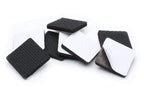 Slipstick GorillaPads Non Slip Furniture Pads/Gripper Floor Protectors (Set of 4) 3 Inch Square Self Adhesive Rubber Stoppers for Furniture Legs, CB155