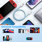 2Pack 1.8M iphone Charger Cable [Apple MFi Certified] 6 Foot, 2.4A Lightning to USB Fast Charging Lead for iPhone 14 13 12 11 Pro Max XS XR X 8 7 6 Plus 5, iPad and iPod