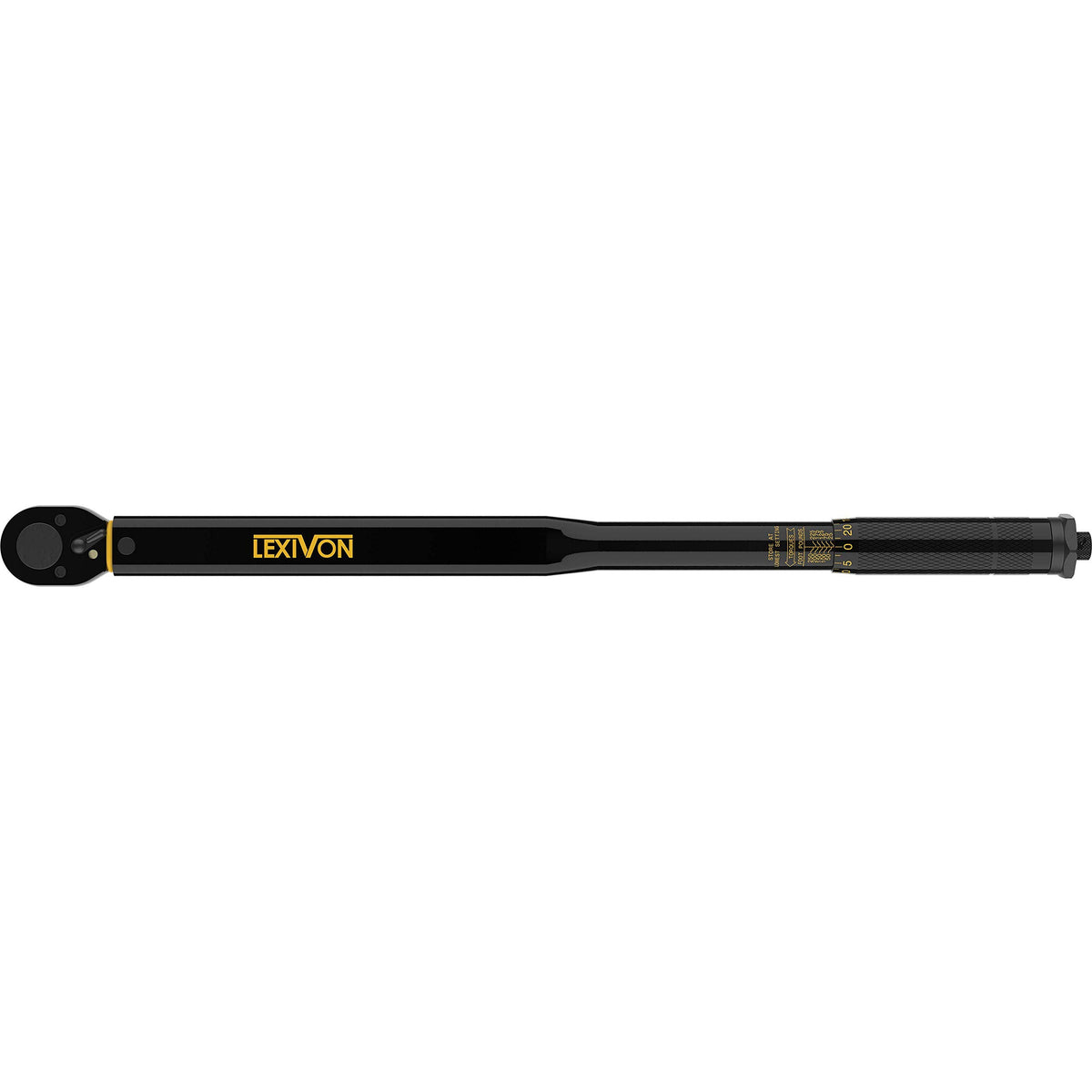 LEXIVON Torque Wrench 1/2-Inch Drive Click 10~150 Ft-Lb/13.6~203.5 Nm (LX-183)