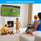 HOME VISION Heavy Duty Fixed TV Wall Bracket for 32-86 Inch Flat Screens
