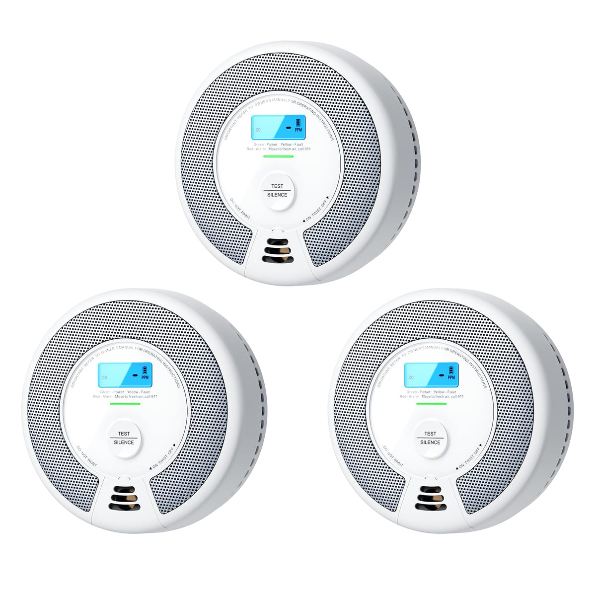 X-Sense Smoke Detector Carbon Monoxide Detector Combo, SC07, 1-Pack