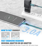 2-Pack 2m 60W USB C to USB C Charger Cable, PD Type C Super Fast Charging for iPhone 17 air 16 15 MacBook iPad Pro, Samsung Flip Fold 7 6 5 S26 S25 S24 S23 Ultra, Steam Deck, Nintendo Switch etc