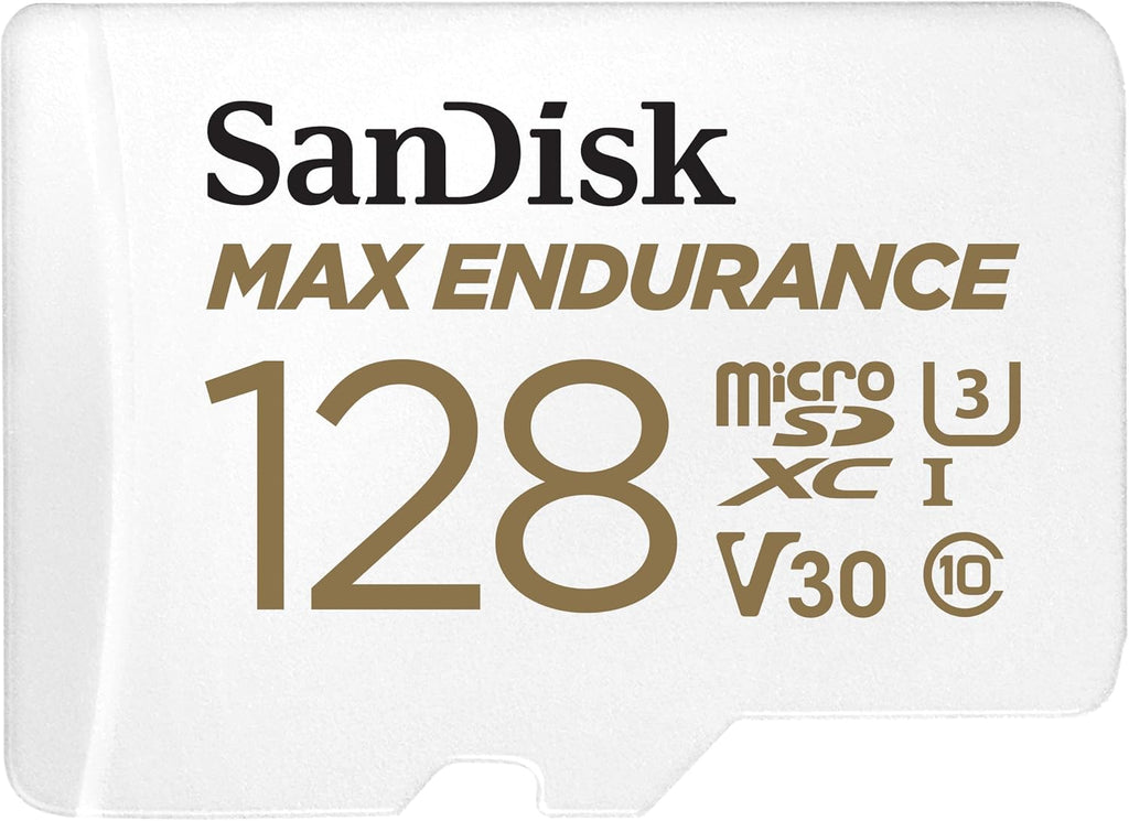 SANDISK MAX Endurance microSD Card + Adapter 128GB