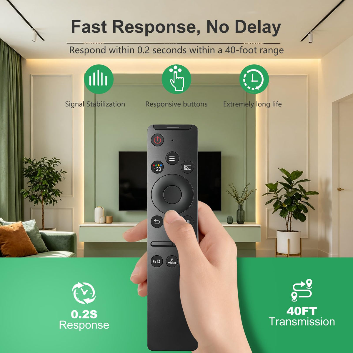 for Samsung TV Remote, for Samsung Smart TV Remote Control Replacement