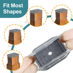 Ansible 24 Pcs Chair Leg Floor Protectors Round