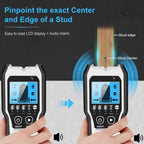 FOLAI Upgraded TH550 Stud Finder Wall Scanner - 5 in 1 Stud Detector Detector Beam Finders Wall Detector Sensor Center Finding with LCD Display for Wood AC Wire Metal Studs Cable Joist Detection