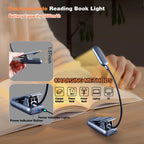 VAVOFO Rechargeable Reading Light, Clip on Book Light for Reading in Bed
