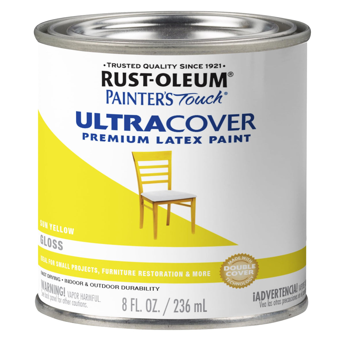 Rust-Oleum Painter's Touch Latex Brush-On Paint, Flat Black