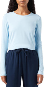 Amazon Essentials Women's Regular-Fit Long-Sleeve Crewneck T-Shirt