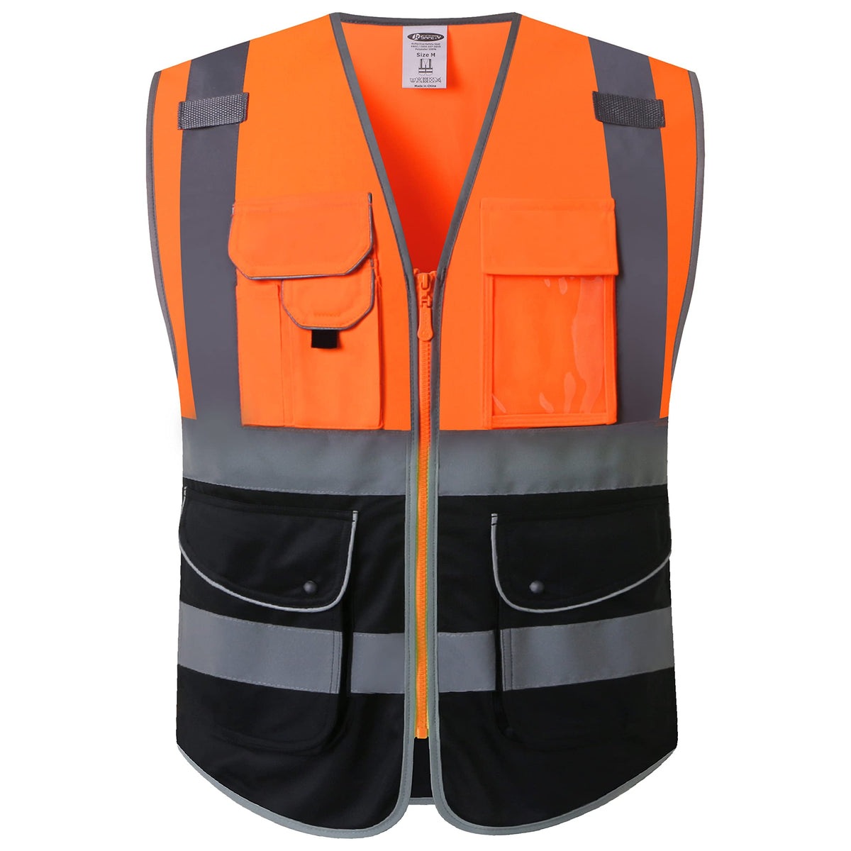 JKSafety Safety Vest for Men Women Reflective Hi Vis JK150 Green 3XL