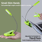 VAVOFO Rechargeable Reading Light, Clip on Book Light for Reading in Bed