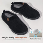 MERRIMAC Men's Slip-on Slippers Memory Foam Non-slip Indoor House Shoes