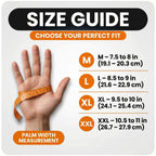 The Real Touch Nitrile Gloves, 50 Count, Heavy-Duty Disposable Mechanic Gloves, Diamond Textured, Latex & Powder-Free, Non-Slip, Extra Thick, Ideal for Automotive, Industrial Tasks (Black - 50, L)