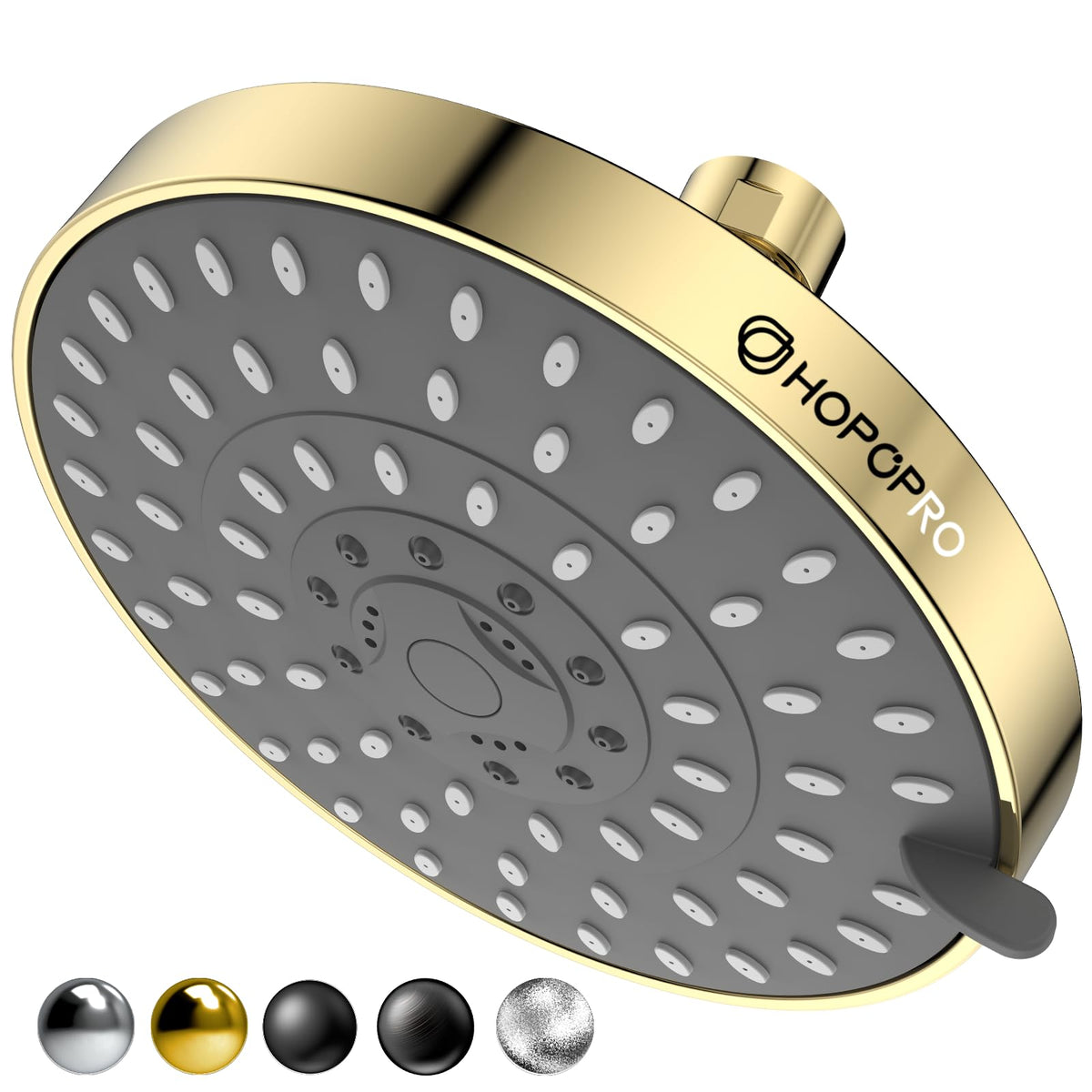 High Pressure Shower Head, HOPOPRO 5-Mode Fixed Showerhead, NBC Recommended