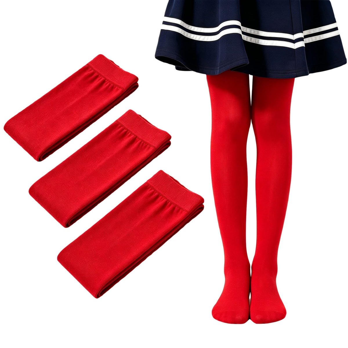 Girls Tights Microfiber Kids School Footed Soft Ballet Dance Pantyhose