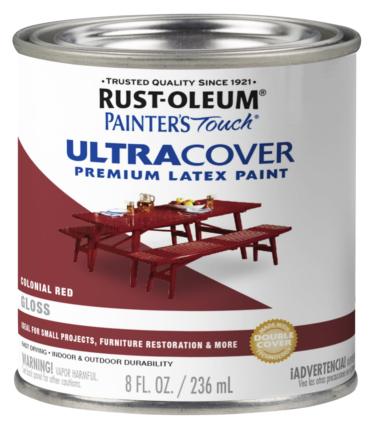 Rust-Oleum Painter's Touch Latex Brush-On Paint, Flat Black