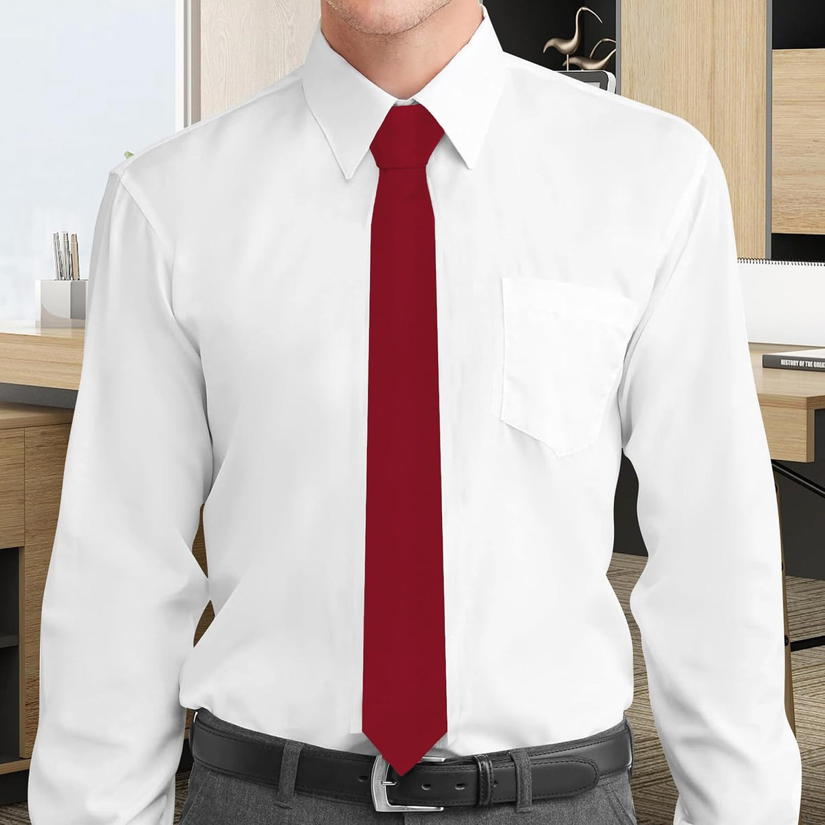 yenlk Men's Classic Necktie, Formal Tie for Weddings, Business and Prom