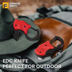 FUNBRO Small Pocket Knife, Cool Box Cutter with 1.34 Inch Sharp Blade
