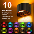 L LOHAS LED Night Lights Plug into Wall, Dimmable Night Light 2 Pack