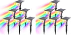 Linkind Halloween Solar Lights Outdoor Spotlight Waterproof RGB 2 Pack