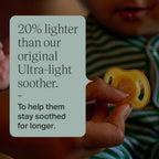 Tommee Tippee Ultra-Light StayPut Night Glow Soother 0-6m Pack of 2