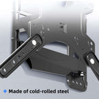 Suptek Full Motion TV Wall Mount Bracket for Most 13-30 inch TVs and Monitors, Flat and Curved TVs up to 28lbs, Tilt Swivel and 16.9 inch Extension, Max VESA 100x100mm, Black, MA2776