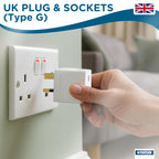 STATUS 3 Way Multi Plug Adaptor, White