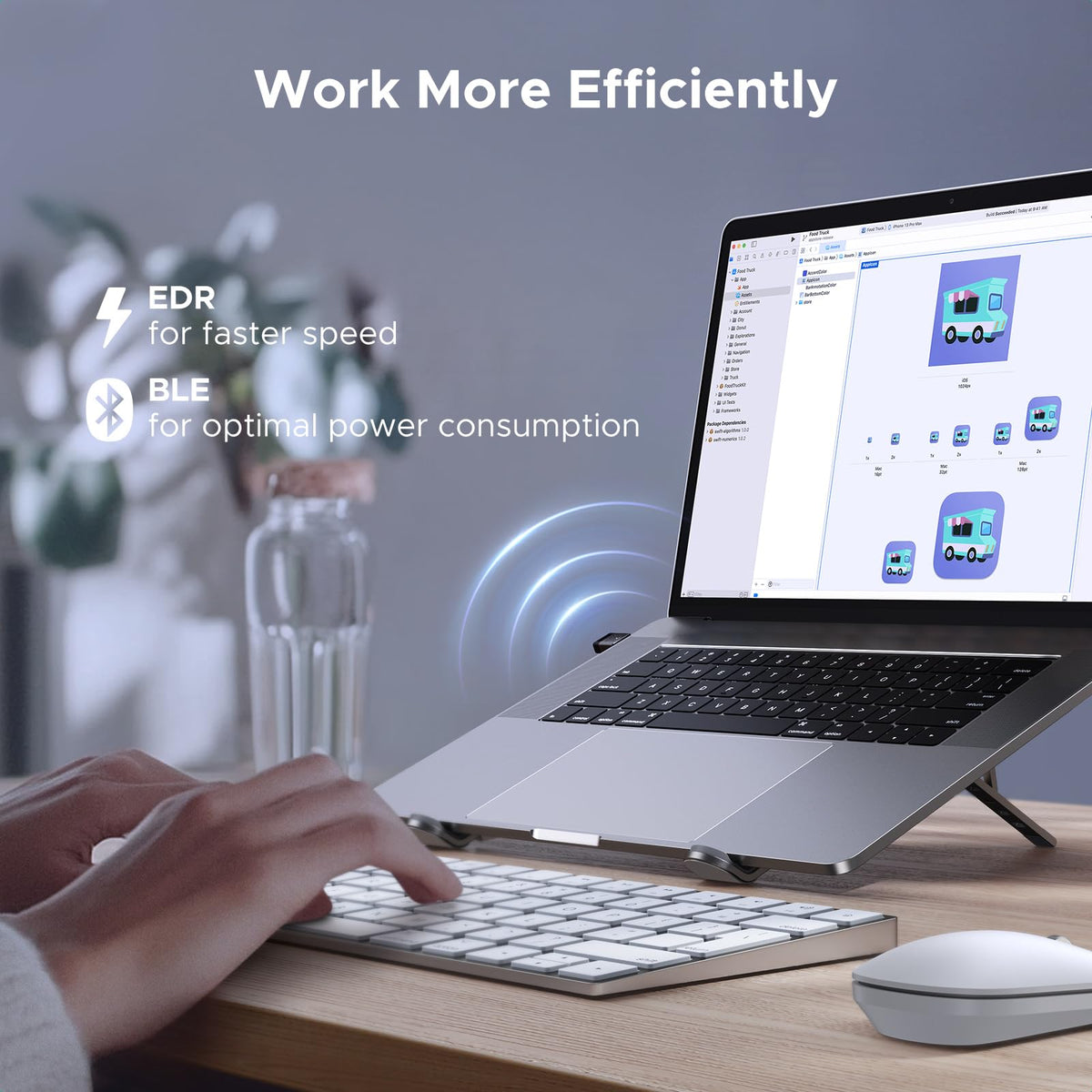 UGREEN Bluetooth 5.4 Adapter, USB Bluetooth Dongle for PC, Plug & Play