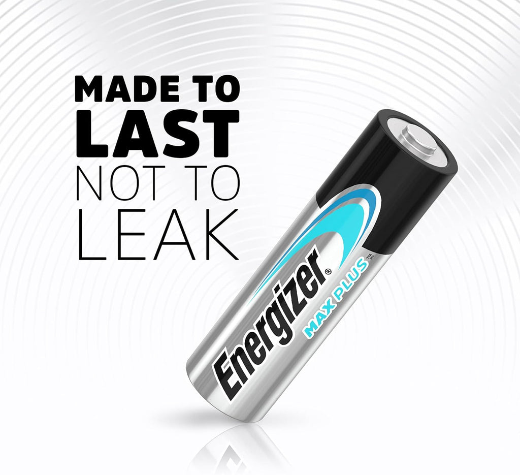 Energizer Max Plus AA Batteries (10 Pack) 200% Longer Lasting