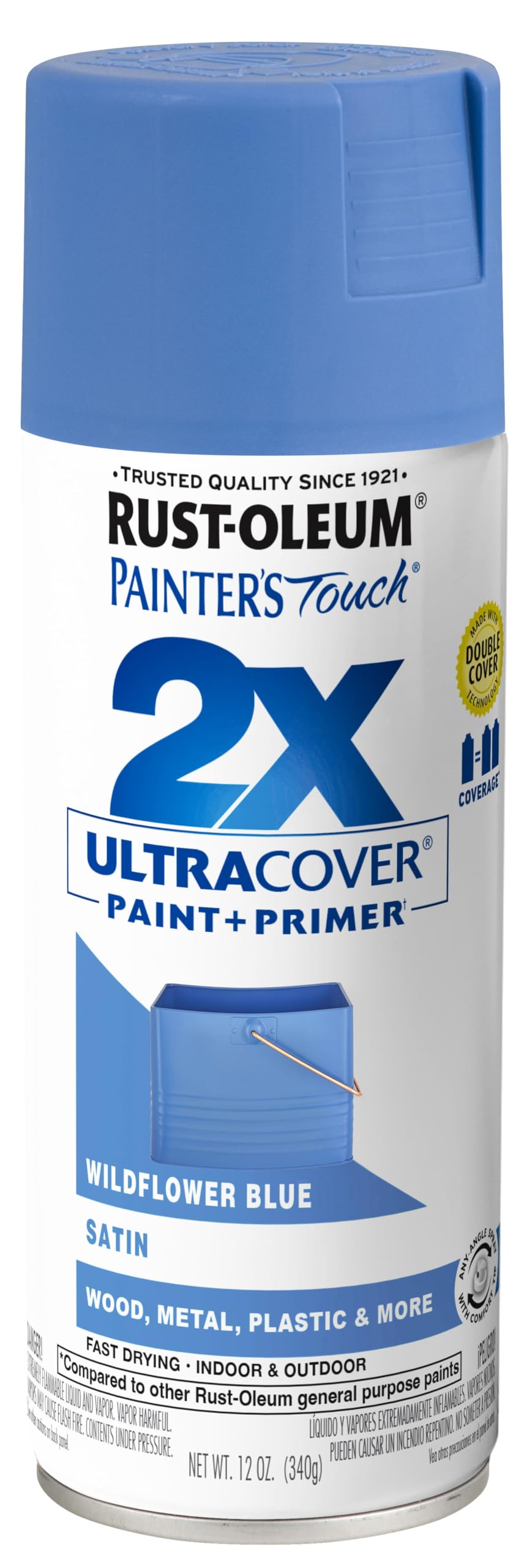 Rust-Oleum 334023-6PK Painter's Touch 2X Ultra Cover Spray Paint, 12 oz, Gloss Almond, 6 Pack