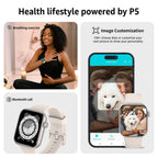 Smart Watch for Men Women Answer/Make Call,1.85" Smartwatch, Fitness Watch with Heart Rate Blood Pressure Sleep Monitor,140+Sports,IP68 Waterproof Step Counter Watch Compatible with Android IOS