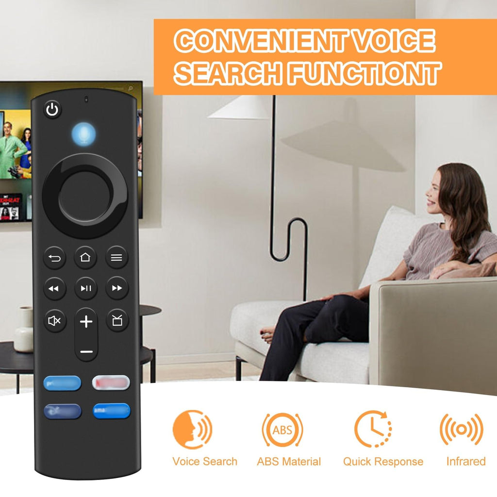 Replacement TCL TV Remote Control RC802N for TCL Android & LCD LED 4K Smart TVs: 32DS520, 40S6000FS, 49S6000FS, 49DP600, F43S5916, 50DP600, H32S5916, U49P6016, U55P6006 – No Setup Required