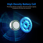 POWEROWL 12 Pcs LR44 Button Cell, High Capacity AG13 357 303 SR44 L1154F A76 Premium Alkaline Battery, 1.5V Button Cell Batteries