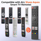 for JVC-TV-Remote-Control, Universal Replacement RM-C3338 for JVC Smart TV