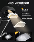 HIONXMGA Book Light,Rechargeable Reading Light for Books in Bed at Night