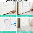 Hojoy Draft Excluder for Doors, Self Adhesive Door Draft Excluder 2 Pack