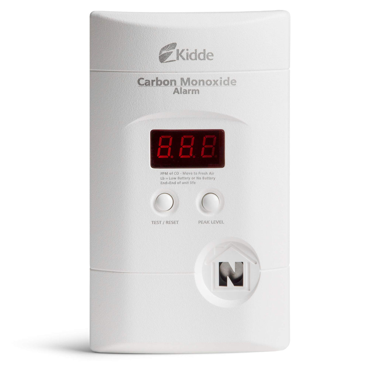 Kidde Carbon Monoxide Detector, Plug-in & AA Battery Backup, COPD