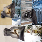 2Pack Outdoor Faucet Covers for Winter,8.5"x6.7"x2" Pro Spigot Cover Freeze Protection,Outdoor Water Socks with Reflective Strips for Winter Spigot Cover Pipe Insulation Reusable Waterproof,Black