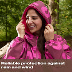 OHS Adults Drying Robe, Water-Resistant Changing Robe Gifts for Women Comfy Sherpa Privacy Robes for Women Men, Stay Dry Jacket Swimming Camping Drying Robes - S/M, L/XL