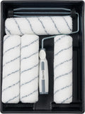 Harris Seriously Good Walls & Ceilings Paint Roller Set 9in, 1 x 9" Frame, 4 x 9" Medium Pile Roller Sleeves & Tray 9"