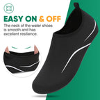 Water Shoes for Women Men Quick-Dry Beach Swim Socks with Non-Slip Sole