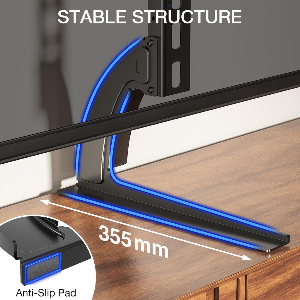RFIVER Universal TV Stand Legs for 20 to 65 inch LCD/LED/OLED/Plasma TVs