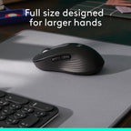 Logitech Signature M650 L Full Size Wireless Mouse - For Large Sized Hands